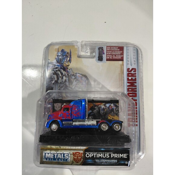 NIP Jada Transformers 1:64 Die Cast Optimus Prime Western Star 5700 Phantom Semi - Picture 1 of 5